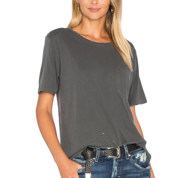 AMO Tops - AMO Tomboy Pocket Tee